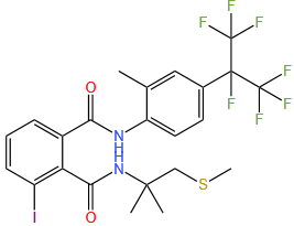 272451-61-3 3-碘-N-（2-甲基-4-七氟 异丙基苯基）-N′-（1，1-二甲基-2-甲硫基乙基）1，2-苯二甲酰胺（N-1）