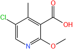 851607-38-0 5-氯-2-甲氧基-4-甲基烟酸